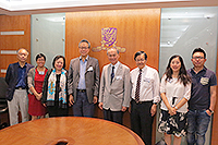 Prof. Hsia Po-Chia, Academician of Academia Sinica visits CUHK